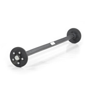 BURQUIP - 1600KG, 45MM SQUARE UNBRAKED FULL BEAM AXLE - Hub Included (AF45A)